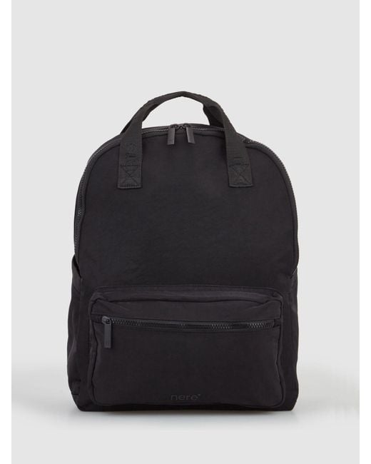Nere Black Bondi Nylon Backpack for men