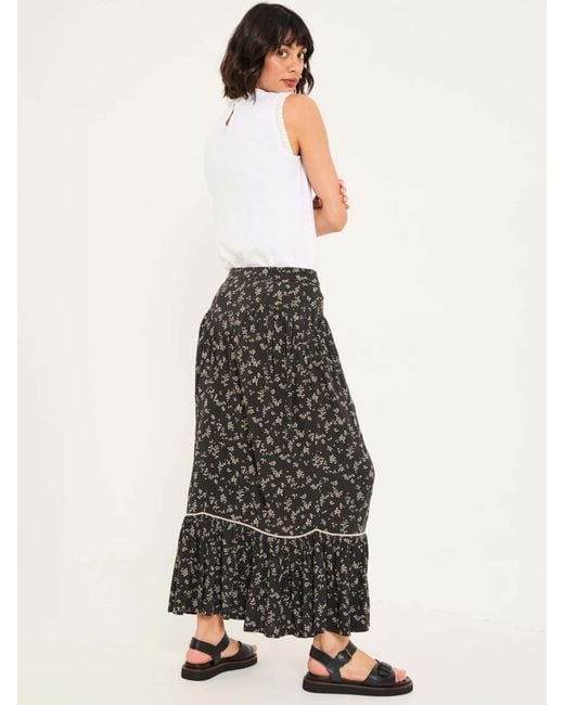 FatFace White Fatface Aurielle Maxi Skirt