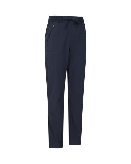 Mountain Warehouse Blue Explorer Quick Drying Uv Max Trousers