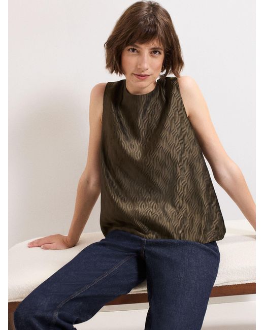 Phase Eight Green Phase Eight Zula Bubble Hem Top