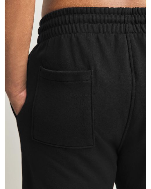 Next Black Cuffed Regular Fit Brushback Joggers 2 Pack for men