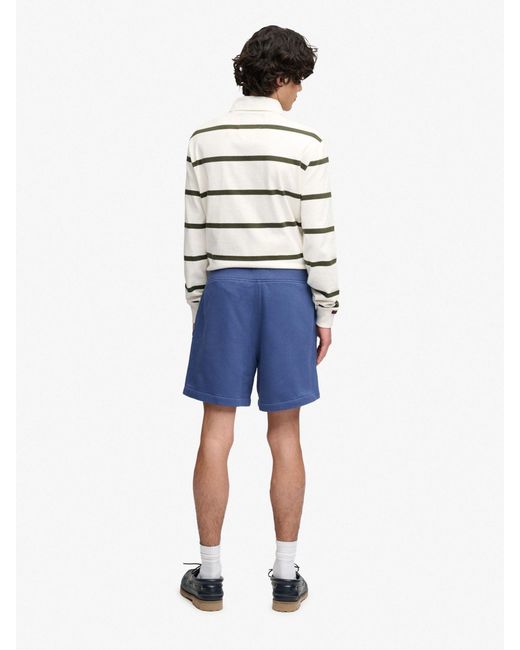 Superdry Blue Monogram Shorts for men