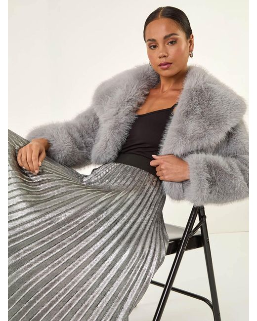 Roman Green Petite Pleated Skirt