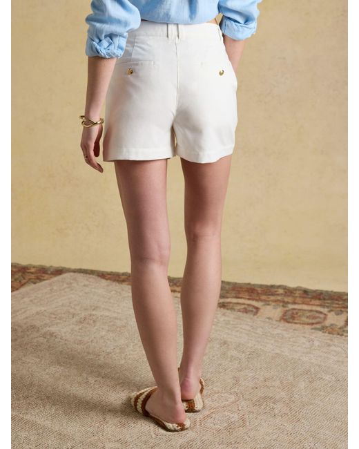Joules Natural Buttoned Tailored Short