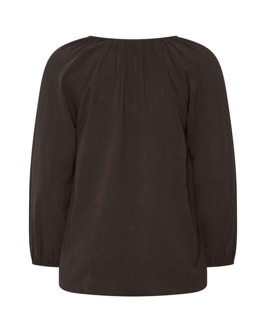 Evans Black Airflow Boho Top
