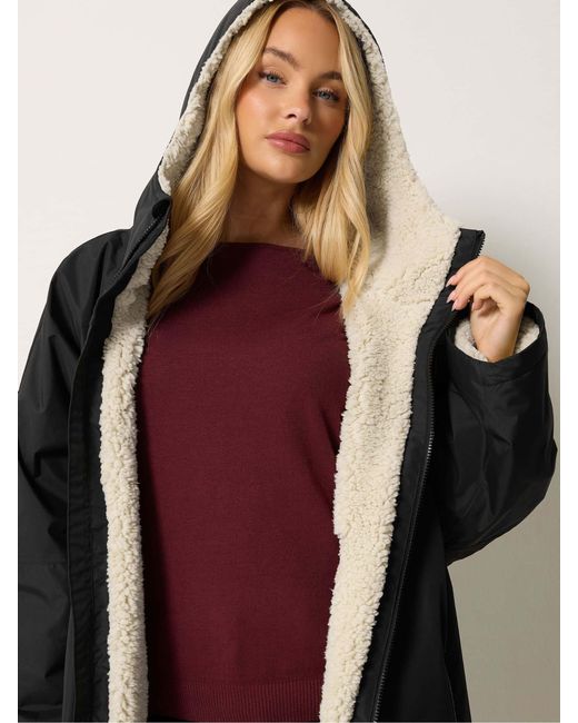 M Com Gray Fleece Lined Coat