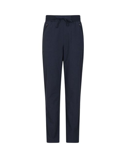 Mountain Warehouse Blue Explorer Quick Drying Uv Max Trousers