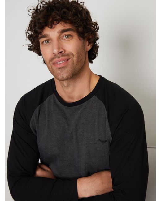 Threadbare Gray Cotton Pyjamas Set for men