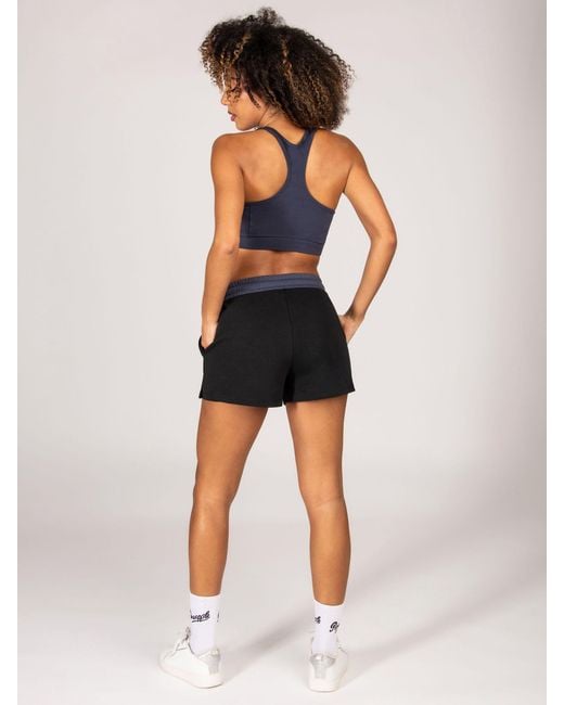 Pineapple Black Retro Shorts