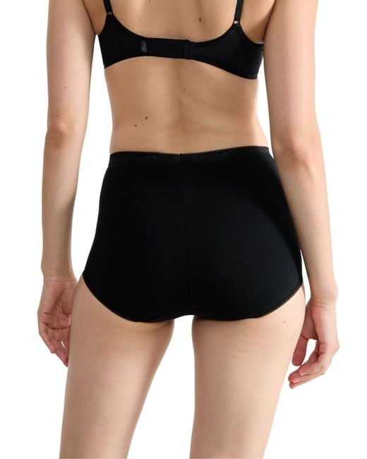 Sloggi Black Basic+ Maxi Knickers 6 Pack