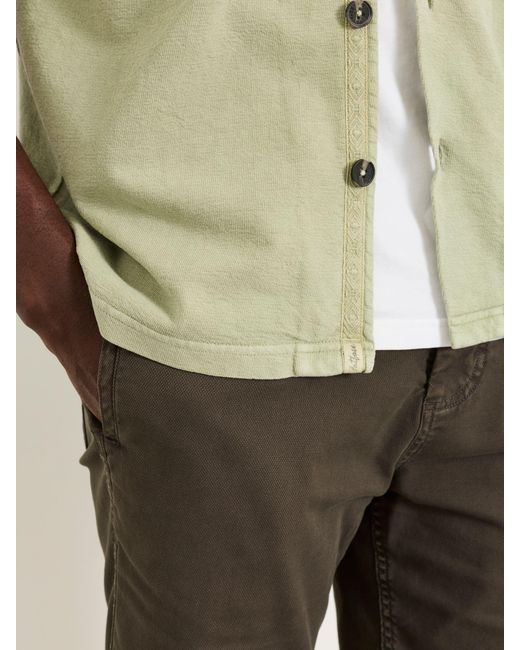 FatFace Natural Fatface Textured Shirt for men