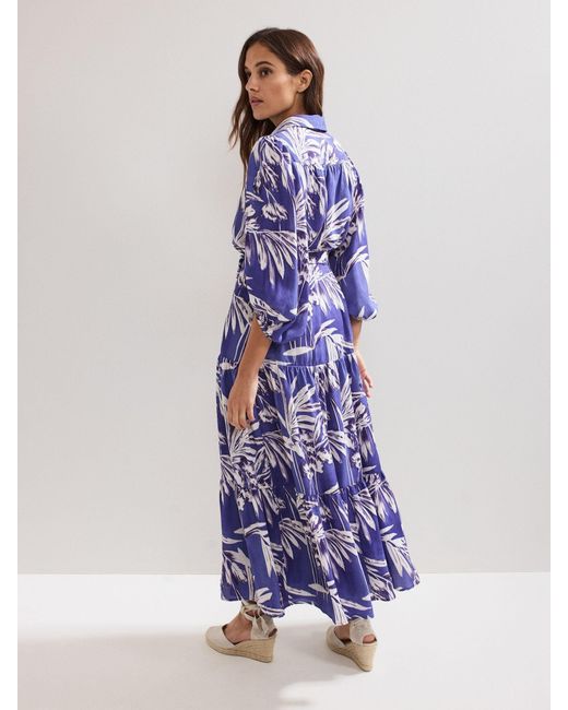 Phase Eight Purple Coralie Shirt Dress