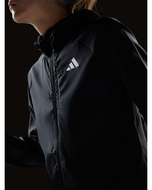 Adidas Black Adi365 Running Essentials Jacket