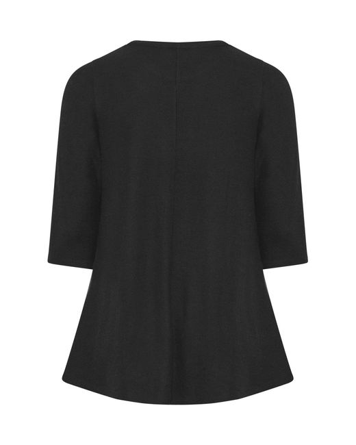 Evans Black Embellished Top