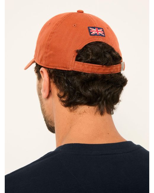 FatFace Blue Fatface Herringbone Baseball Cap for men