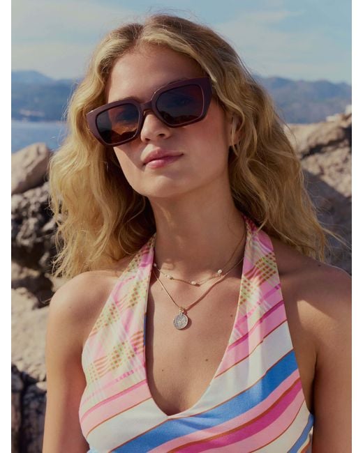 Next Brown Halter Neck Top