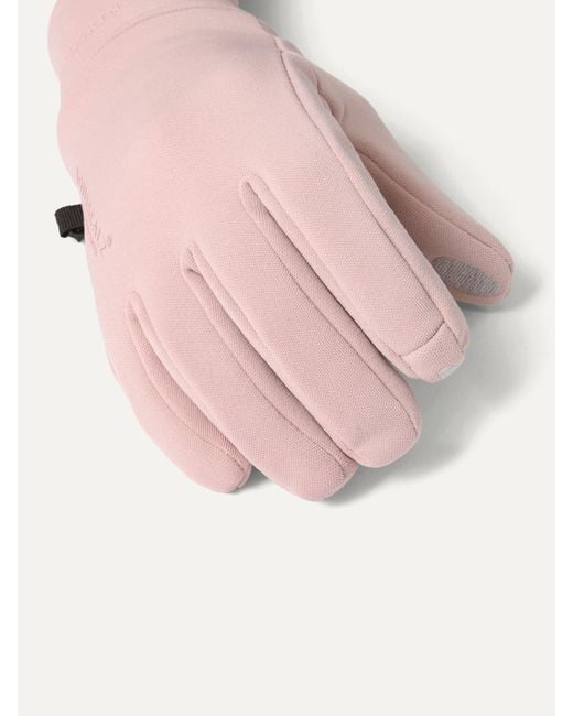 SealSkinz Pink Acle Waterproof Soft Shell Gloves for men