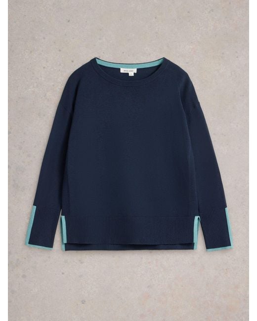 White Stuff Blue Stuff Jumper