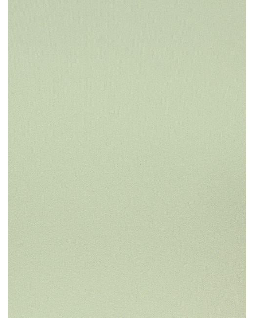 Adrianna Papell Green Bell Sleeve Tie Front Dress