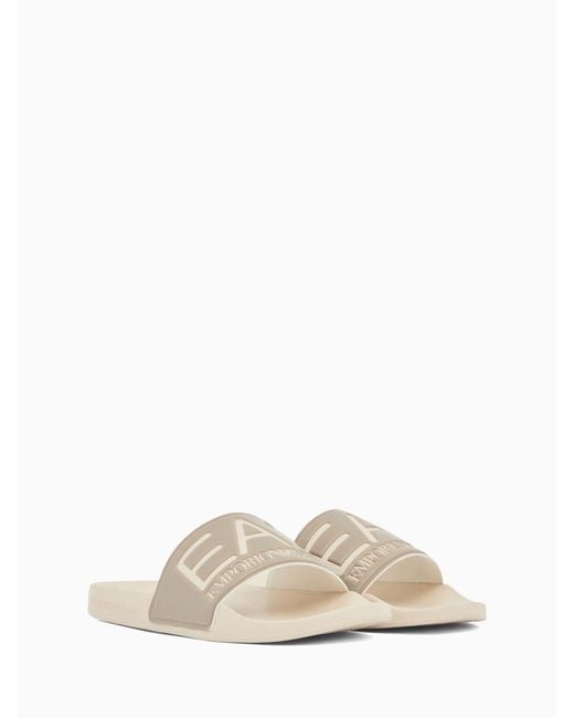 EA7 White Logo Slides