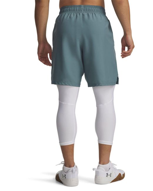 Under Armour Blue Tech Woven Wordmark Shorts for men