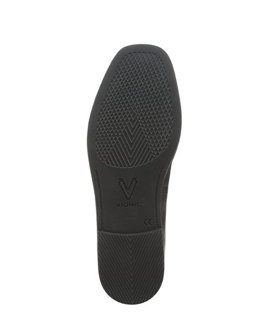 Vionic Black Caroll 2.0 Arch Support Ballet Flat