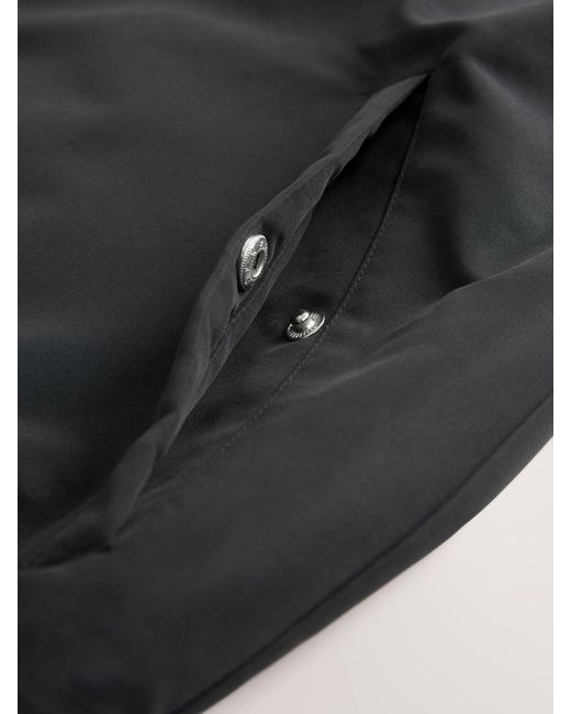 Next Black Shower Resistant Bomber Jacket for men