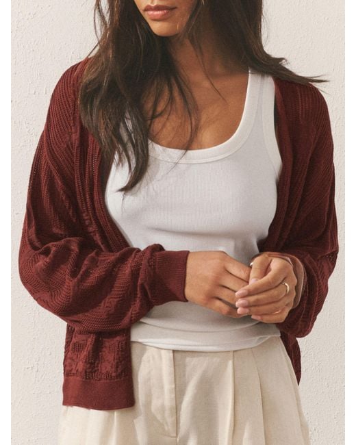 Next Brown Palm Tree Pattern Cardigan