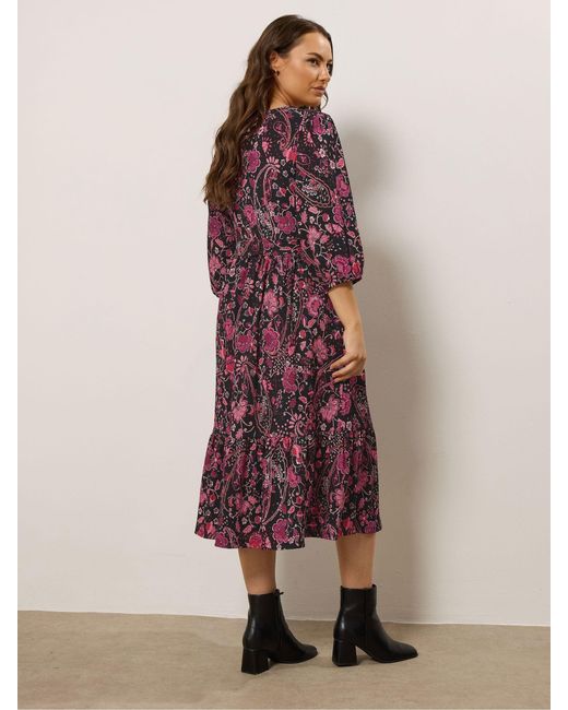 Evans Purple Boho Wrap Dress