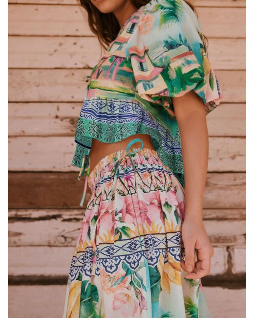 Next Blue Full Skirt