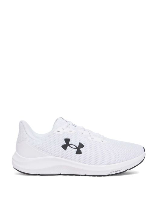 Under Armour White Charged Pursuit 4 Trainers for men