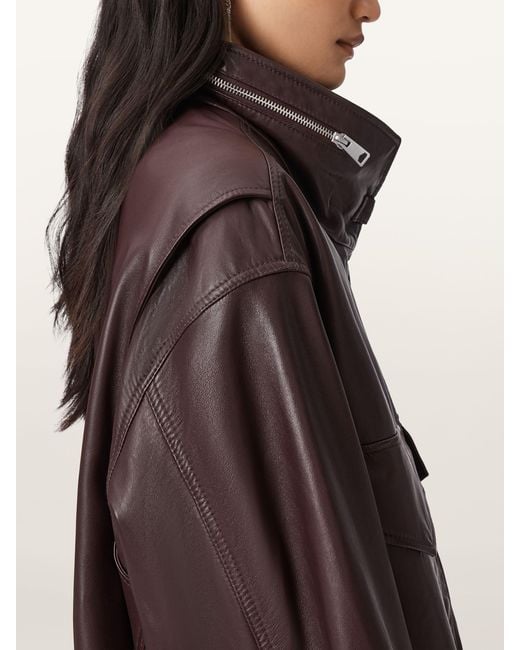 AllSaints Brown Allsaints Clay Jacket