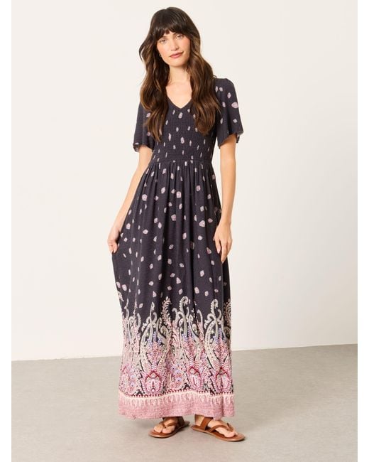 FatFace Pink Fatface Alma Petite Midi Dress