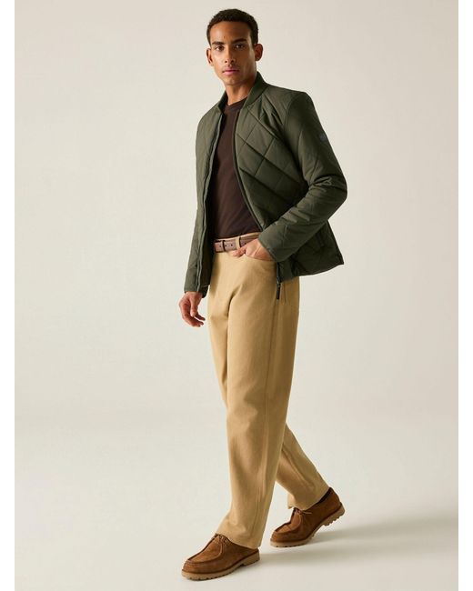 Regatta Green Harvin Quilted Jacket for men