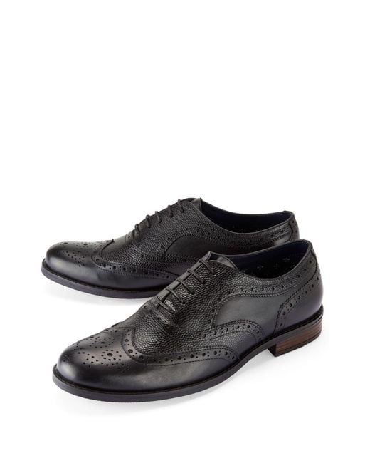 Skopes Country Brogues Shoes in Black für Herren