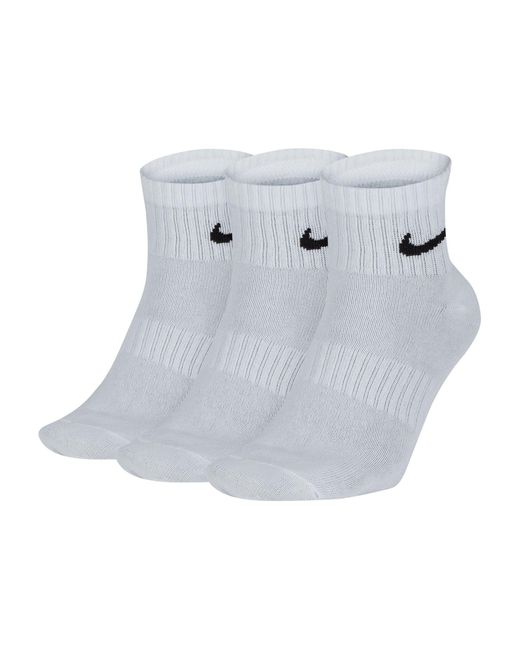 Nike Lightweight Ankle Socks Für Jeden Tag 3 Pack in White für Herren