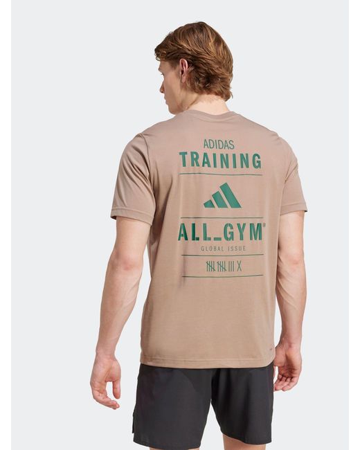 Adidas Natural Climacool Category Training Graphic T-Shirt for men