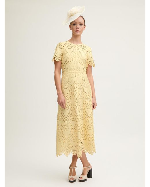 lk bennett gold dress Rent LK Bennet London Gold Dress UK 8