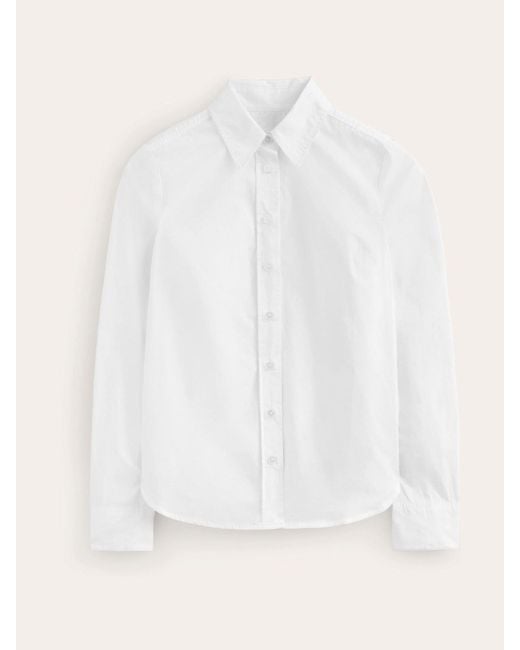 Boden White Sienna 100% Cotton Shirt