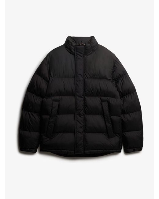Superdry Black Non Hooded Tech Padded Jacket for men