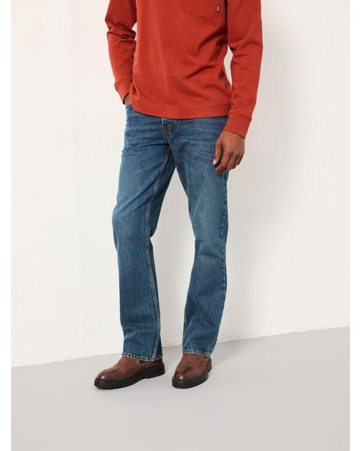 FatFace Blue Fatface Bootcut Jeans for men