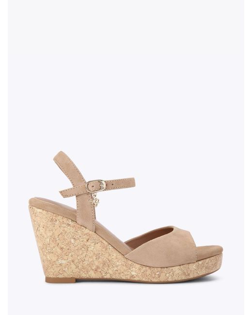 KG by Kurt Geiger Natural Camel Patsy Sandals