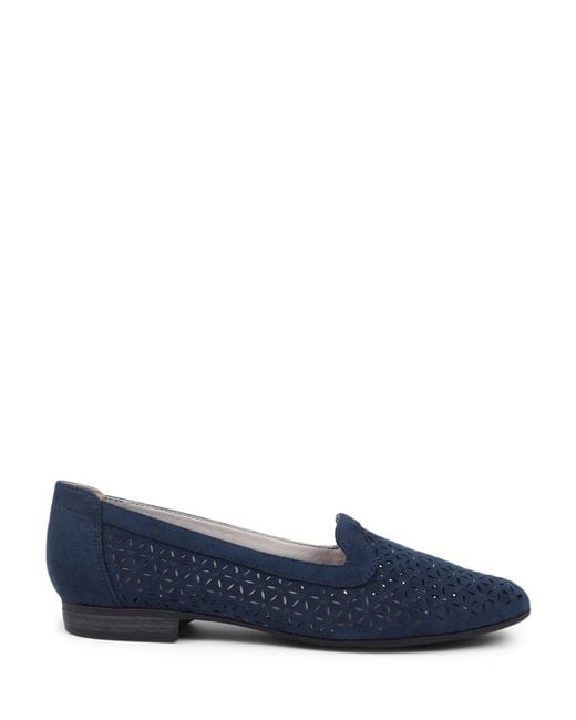 Pavers Blue Slip-On Shoes