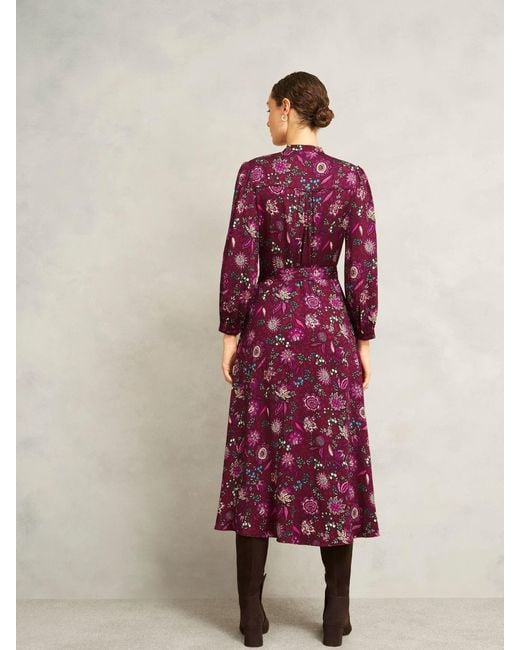 Hobbs Purple Sofia Dress