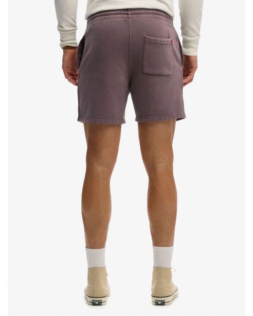 Superdry Purple Micro Logo Shorts for men