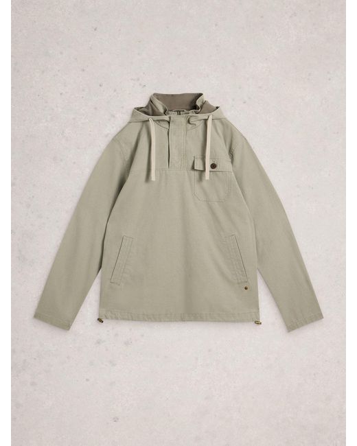 White Stuff Natural Utility Hooded Jacket for men