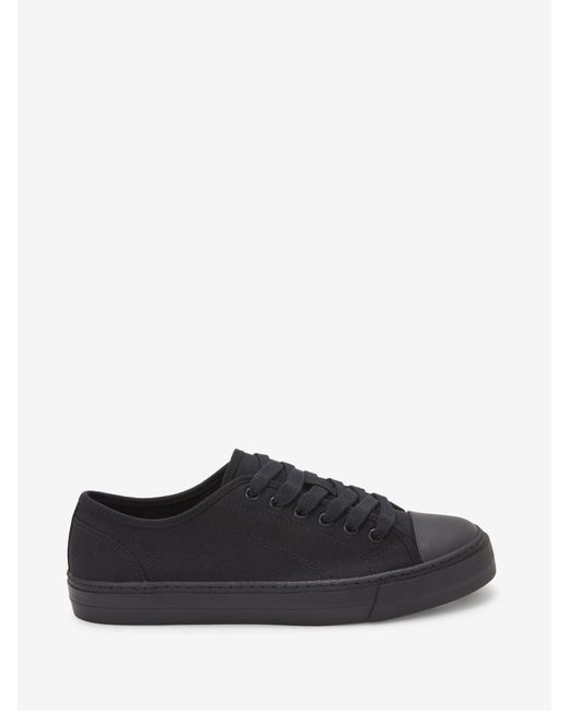 Next White Baseball Canvas Trainers
