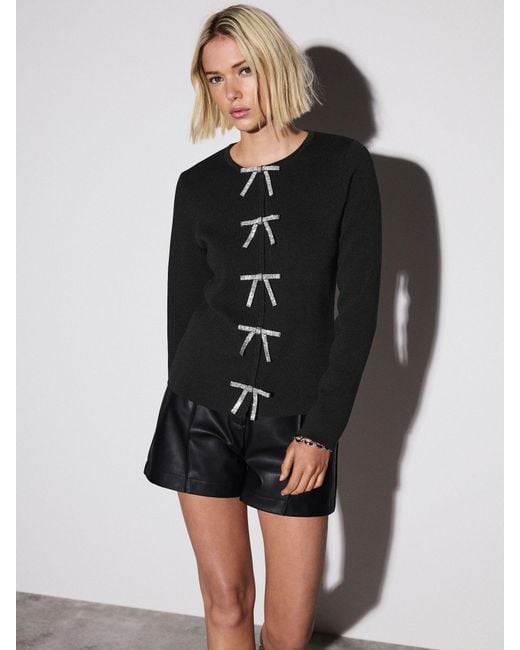 Next Black Smart Embellished Bow Jacket