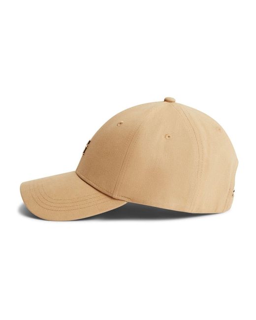 Tommy Hilfiger Natural Monogram Twill Baseball Cap