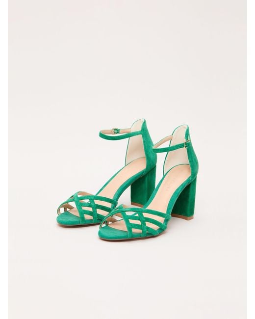 Phase Eight Green Phase Eight High Block Sandals